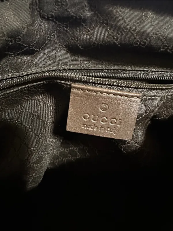 Gucci Boston Canvas Handbag - Image 13