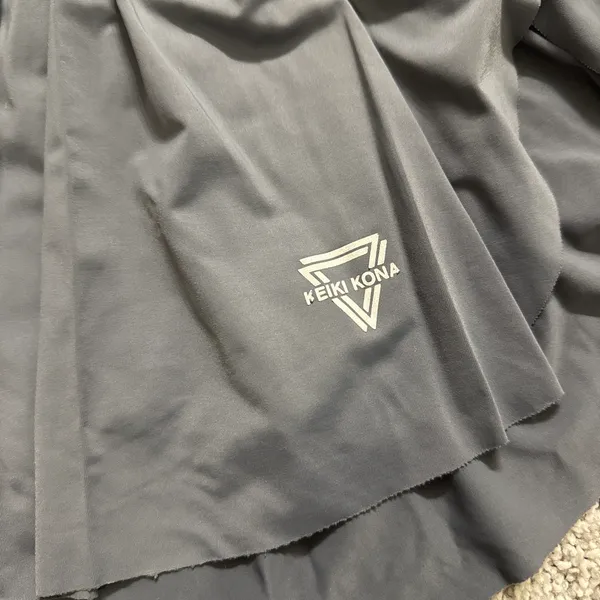 Blue Grey Keki Kona shorts with flowy #activewear #fitness - Image 2