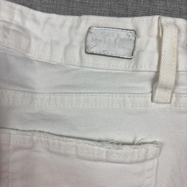 Paige Verdugo Ultra Skinny Jeans Womens 25 White Distressed Stretch Denim - Image 7