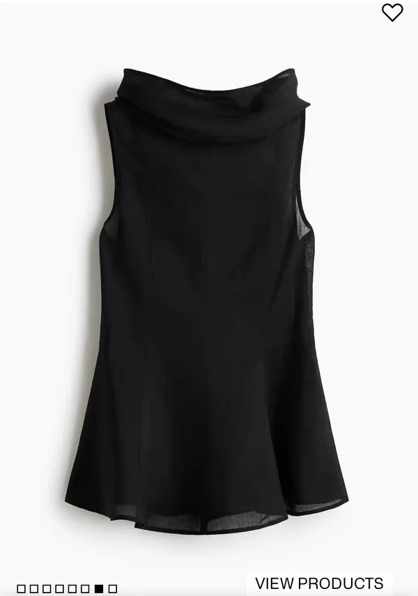 Black Sheer Top - Image 3