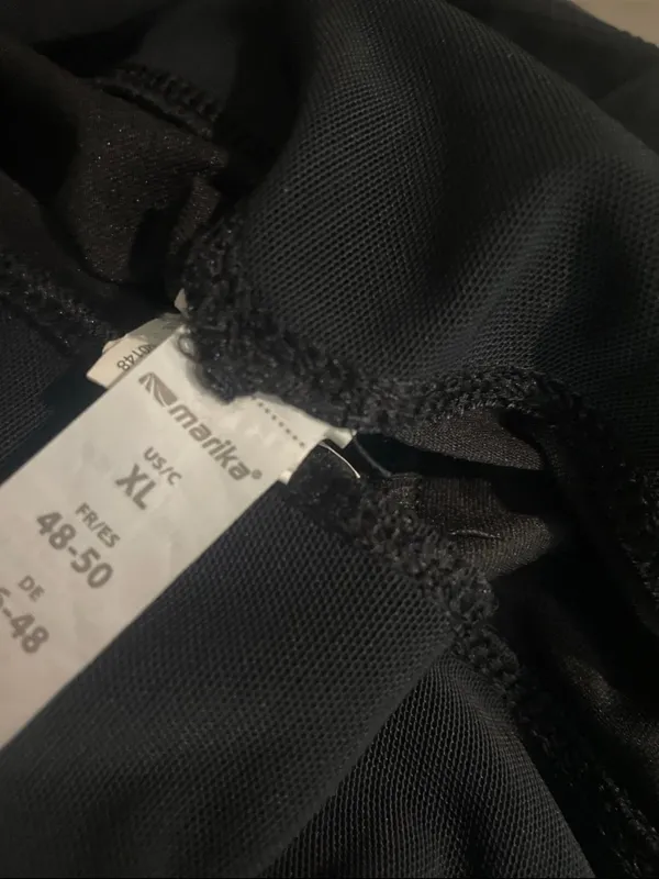 Maika Black High-Rise Bike Shorts - Image 3