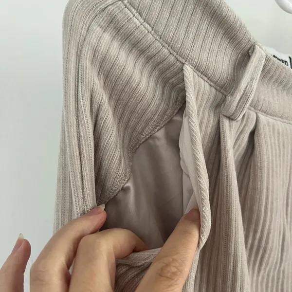 NEW Rumored Simon Pant | Cream Corduroy - Image 2