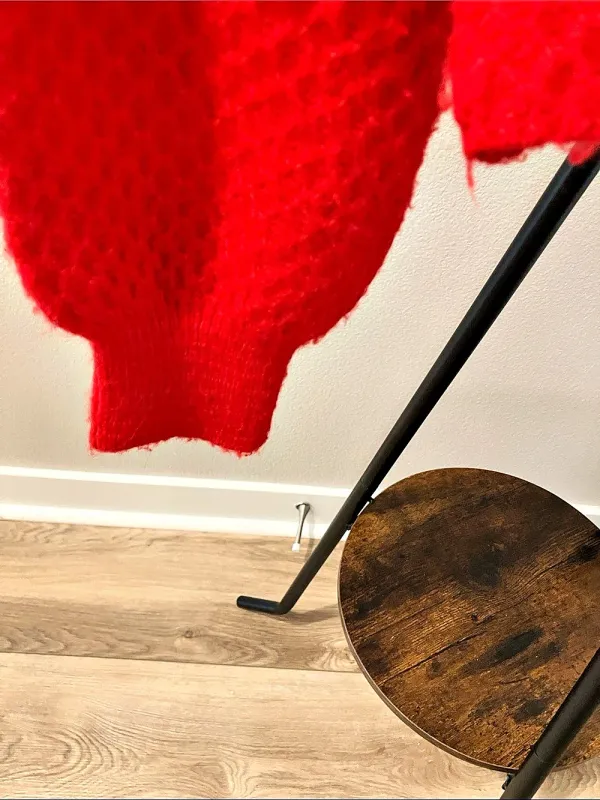 Jessica Simpson Textured Knit Sweater in Red XL - Image 6
