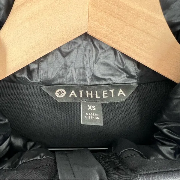 Athleta Windy‎ Point Hoodie Full Zip Front Layered Athleisure - Image 4