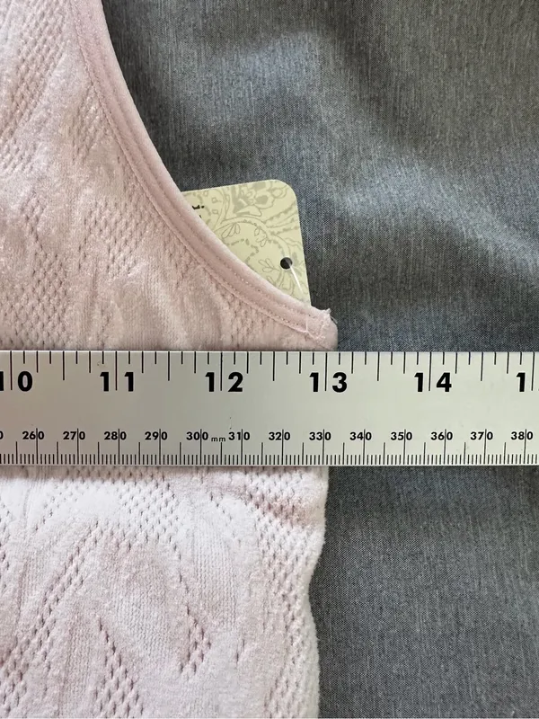 Free People Intimately Mauve Chalk Lace Bodysuit L/XL NWT - Image 8