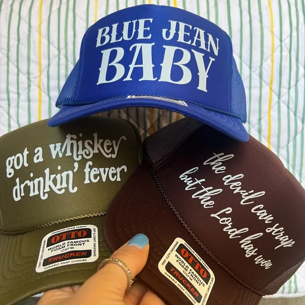 Whiskey fever Zach Bryan inspired trucker hat - Image 3