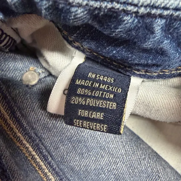 Vintage 90s Y2K American Eagle Denim Jean Shorts Womens 4 Button Fly Low Rise - Image 10