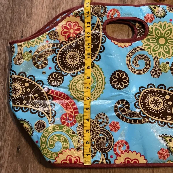 Insulated Tote Bag Blue - Image 12