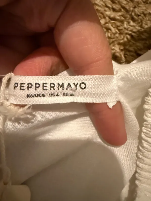 Peppermayo Dress Mini White - Image 5