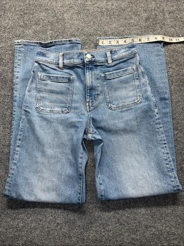 Madewell Light Blue Wide-Leg Jeans - Image 5