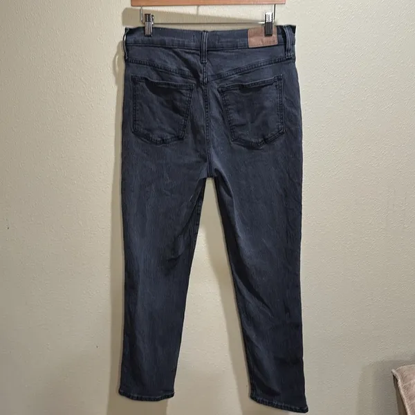 Madewell size 28 The Perfect Vintage Denim high rise cropped jeans - Image 6