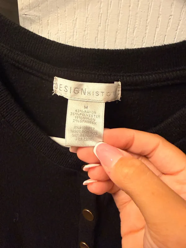 Business Casual Shirt Black Size M - Image 3