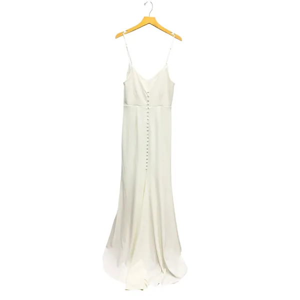 Lulus Feeling of Forever White Sleeveless Mermaid Maxi Dress size M - Image 5