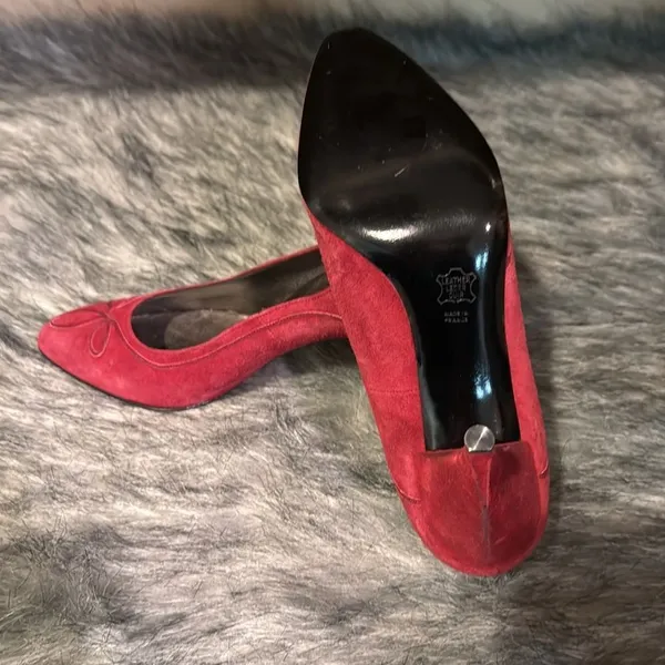 XAVIER DANAUD PARIS Berry Suede‎ - NEW Vintage A11 - Image 12