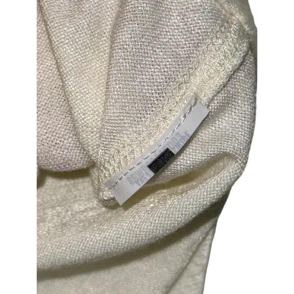 Abercrombie & Fitch Soft AF Cozy Cream Knit Long Sleeve Crew Neck Sweater Size S - Image 4