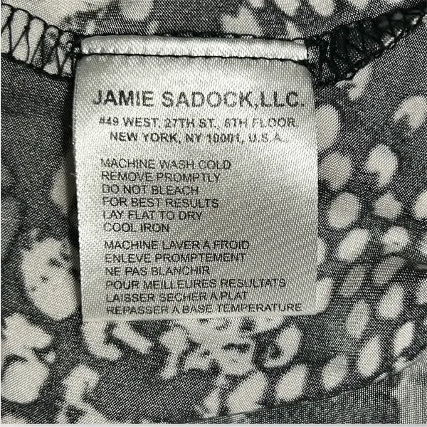 Jamie Sadock Golf Top Womens S Snake Print Sleeveless 1/4 Zip Stretch‎ Black - Image 12