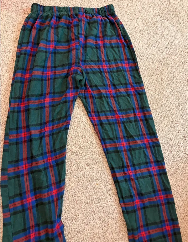 Flannel sweatpants Green Size M - Image 3