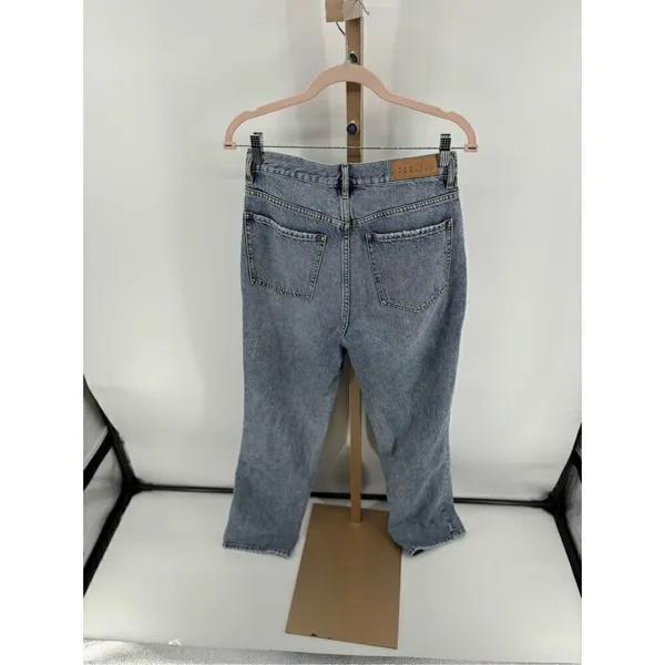 PacSun Dad Jeans Distressed Light Wash Button Fly Size 27 - Image 8