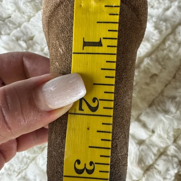 Saint Laurent Brown Suede Strappy Block Heels/Shoes 6.5 - Image 11