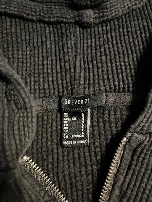 Forever 21 Crop zip up - Image 3