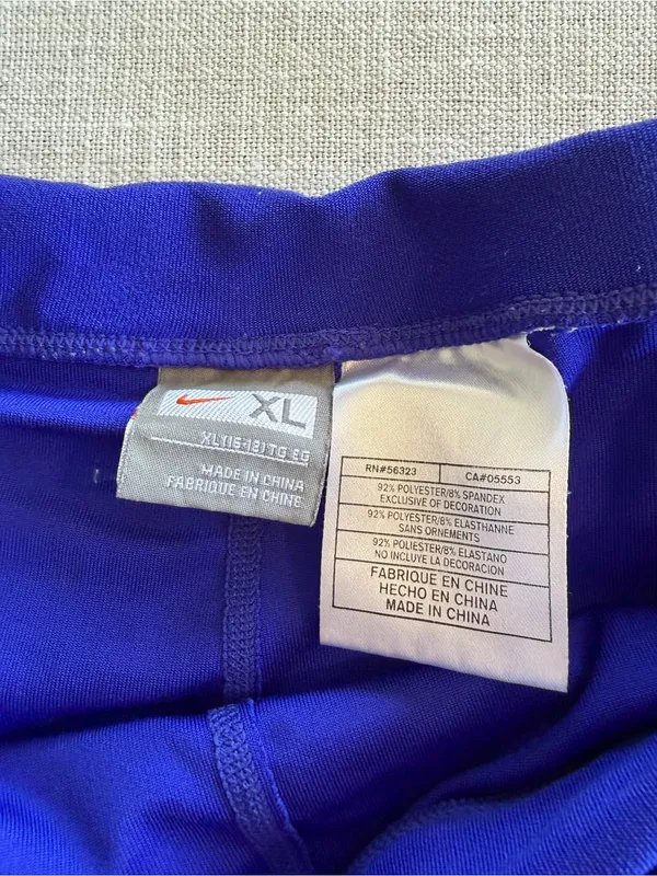 Y2K Nike Skort Athletic Blue Purple Size XL Silver Tag 90s - Image 5