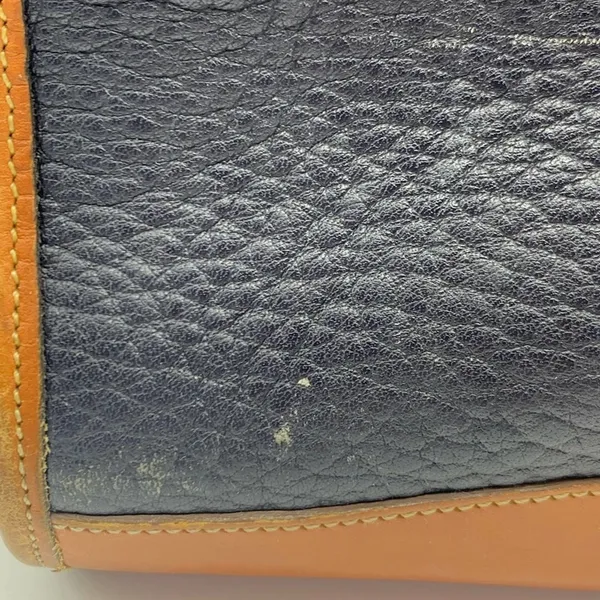 DOONEY & BOURKE black pebbled leather vintage tote bag serial number A42… - Image 2