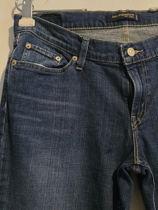 Levi's Dark Indigo Straight Leg Jeans - Women's - Image 4