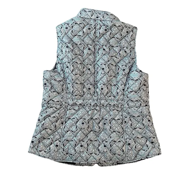Talbots Women’s‎ Puffer Vest Medium Blue - Image 2