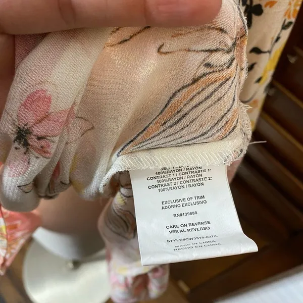Coco + Jaimeson Bali Floral Babydoll Blouse - Image 4