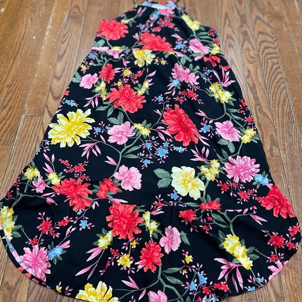 Old Navy Black Floral Dress - Image 4