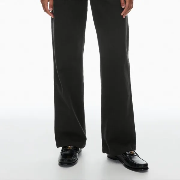 TNA Aritzia Black Wide Leg Cargo Pants 00 - Image 3