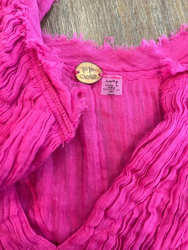 Free People Padma Flutter Sleeve Blouse - Image 3