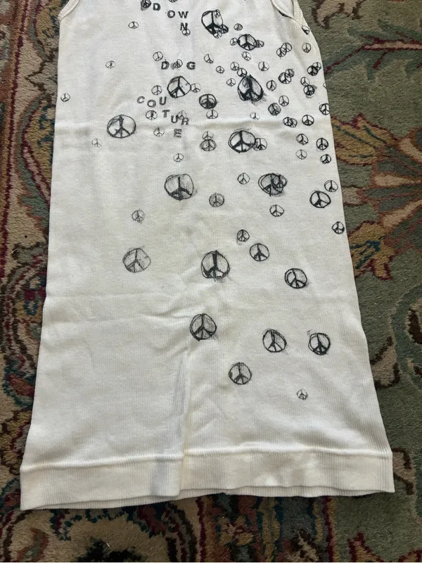 Juicy Couture Pam & Gela Peace Yoga Sleeveless Tank Top Women's Petite Small - Image 2