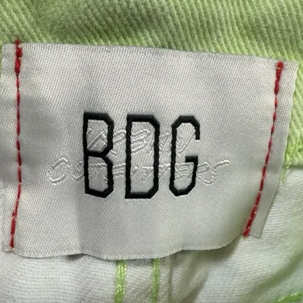 BDG Urban Outfitters High & Wide Ombre Jeans Green Blue Gradient Wide Leg Sz‎ 25 - Image 3