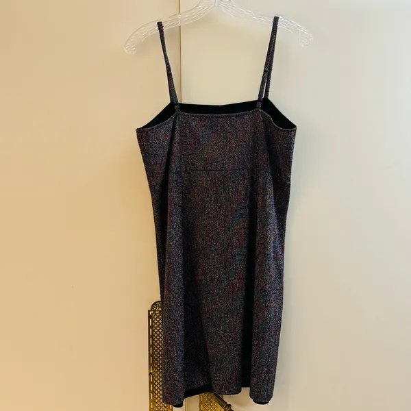 ASOS cami dress in rainbow glitter sparkly bodycon mini dress size 12 - Image 9