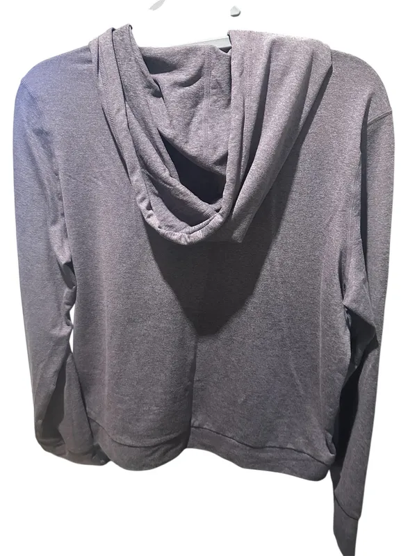 Heathered lavender Vuori halo cropped hoodie - Image 3