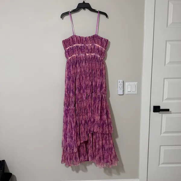 Hutch Womens Strapless Renza Gown Maxi Dress Size 8 Pink Purple - Image 7