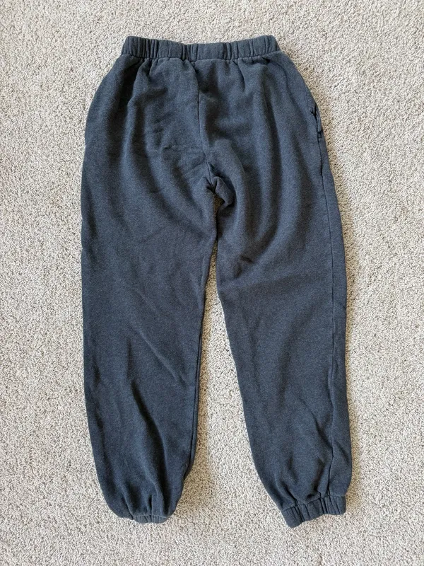 Brandy Melville John Galt Cuffed Sweatpants Grey Rosa Jogger Small - Image 2