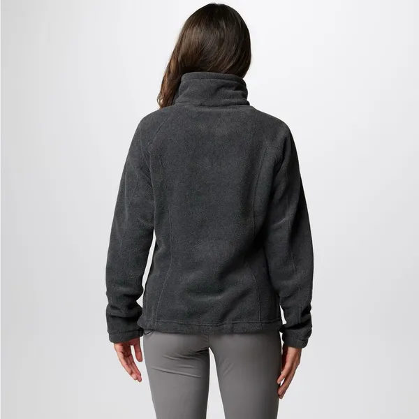 Columbia Benton Springs Full Zip Fleece Jacket Charcoal Heather Size Large - Image 2