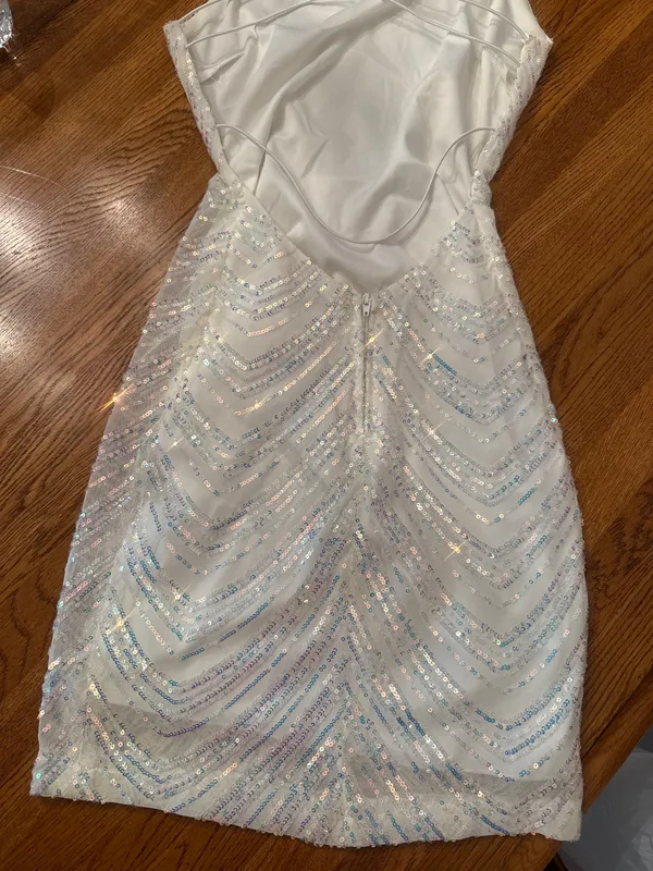 B Darlin Iridescent dress homecoming dance size 5/6 - Image 8