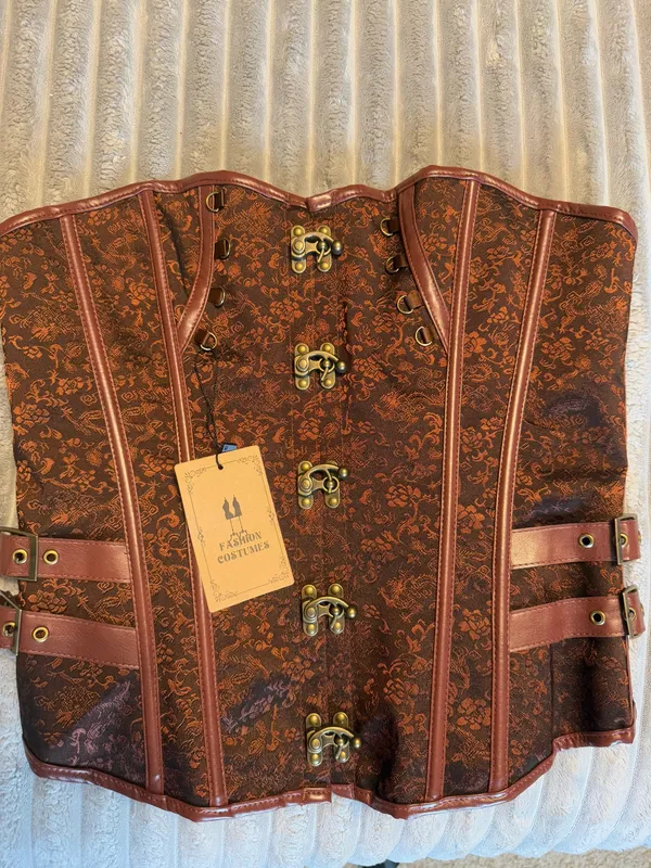 Halloween Costume: Steam punk/pirate corset adjustable - Image 2