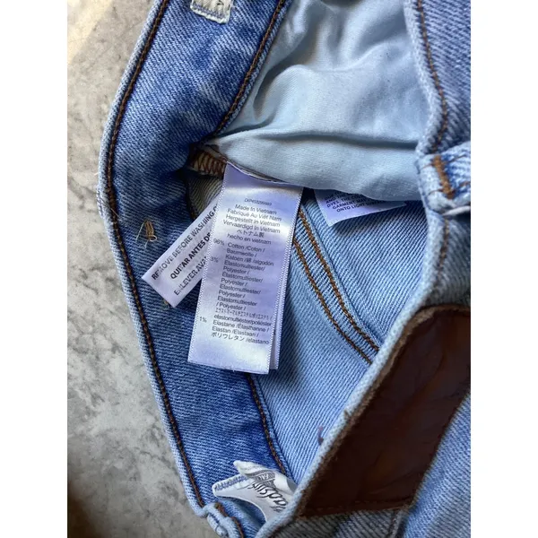 Madewell The Perfect Vintage Jean Light Wash Distressed Raw Hem 23P MC494 - Image 7