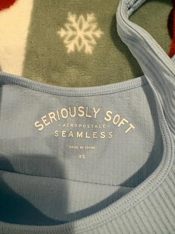 Aeropostale Blue Seamless Tank Top - Image 2
