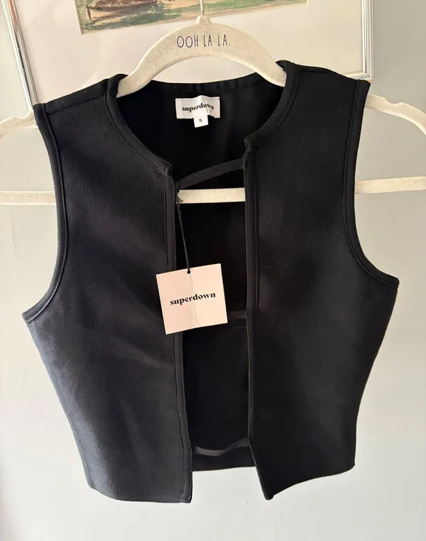 superdown Black Tank Top - Image 5