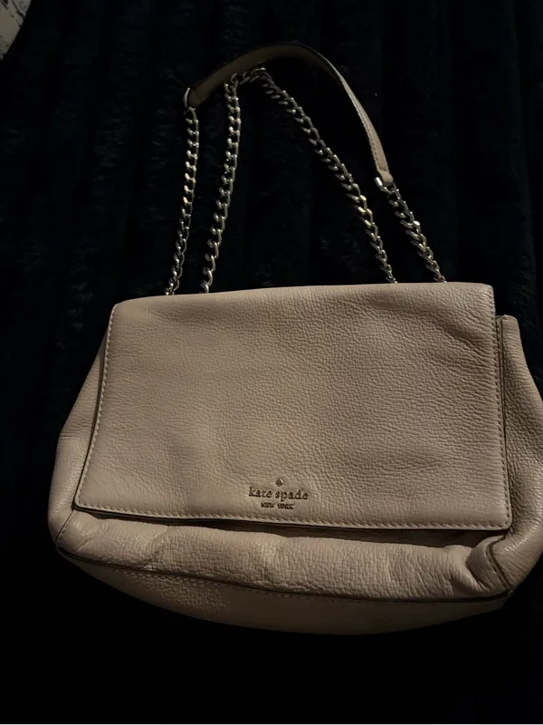 kate spade Pebbled Leather Shoulder Bag in Taupe - Image 2