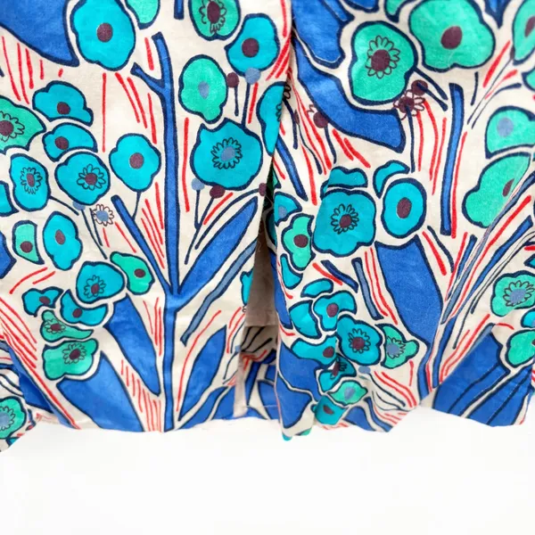 Brooks‎ Brothers Womens Cotton Floral Leaf Print Preppy Coastal Sheath Dress 6 - Image 6