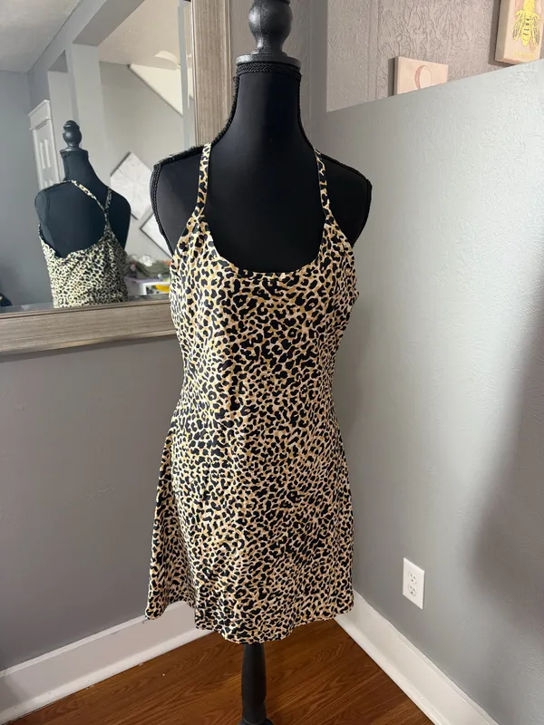 Outdoor Voices The Exercise Dress Cheetah print athletic dress medium. - Image 3