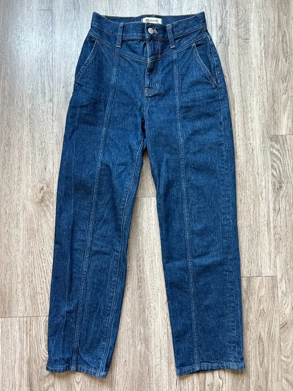 Madewell The Perfect Vintage Straight Jean in Greenhaven Wash Seamed Version 24 - Image 3