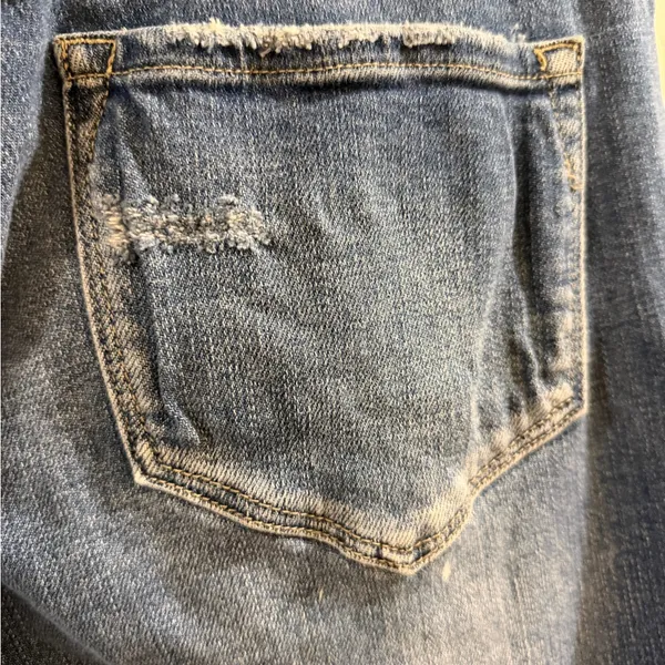 KanCan Distressed Mom Fit Blue Boot Cut Jeans - Image 9