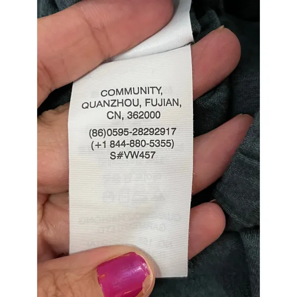 Vuori Boyfriend Jogger Pants Stone Heather Blue Size Small Athleisure - Image 7